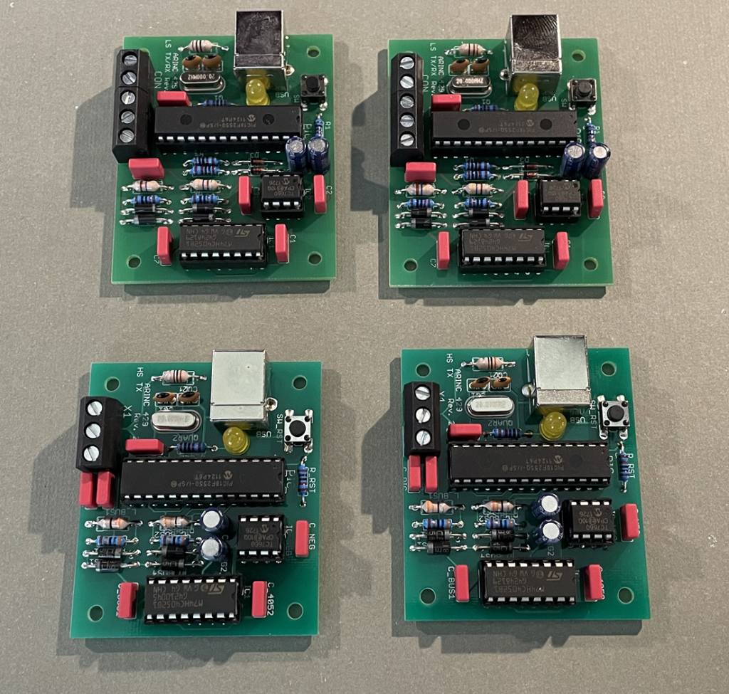 Cockpit Concept ARINC 429 Cards